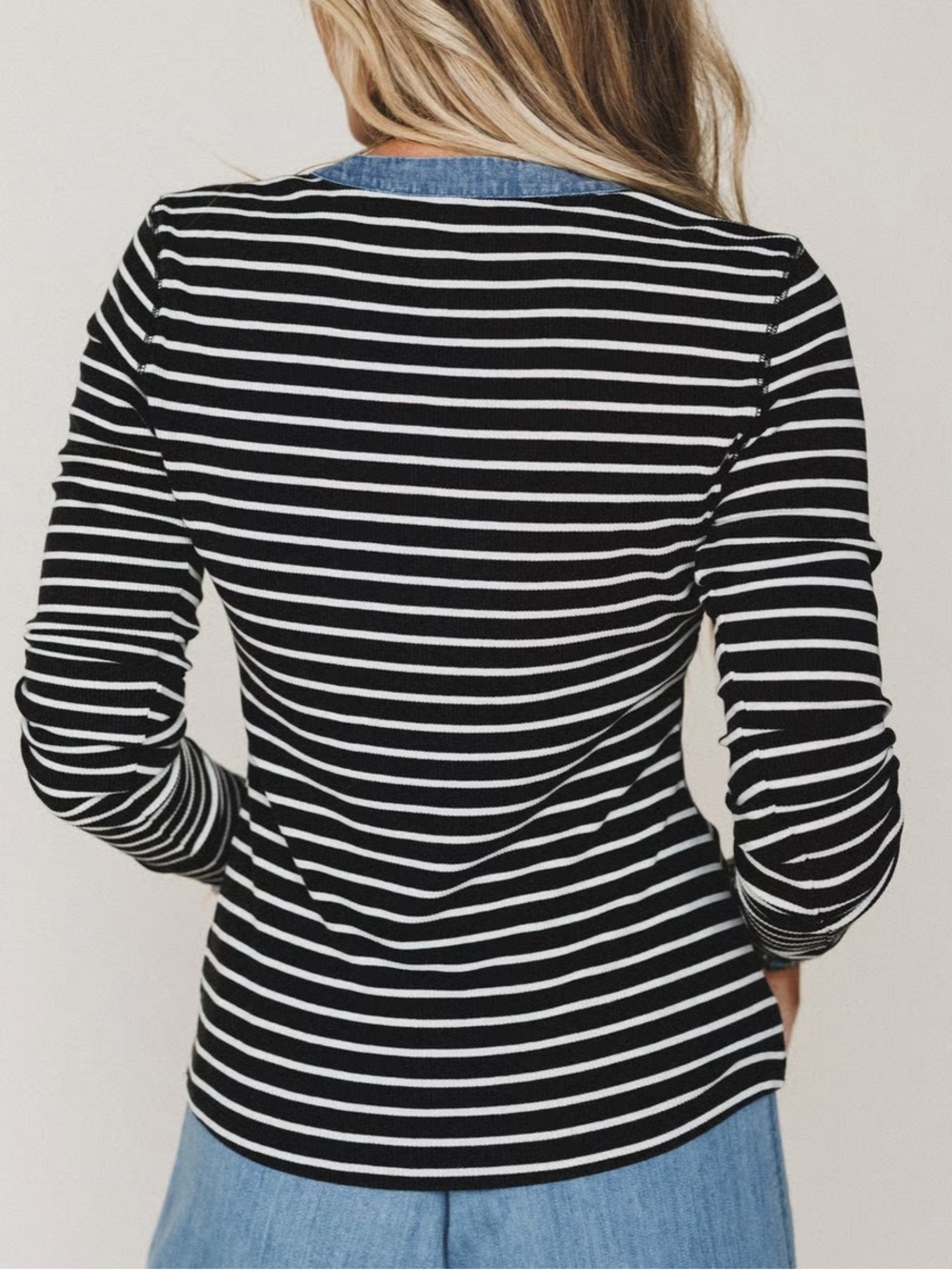 ee:some Fieldtrip Stripe Top Henley - Picture 2 of 10